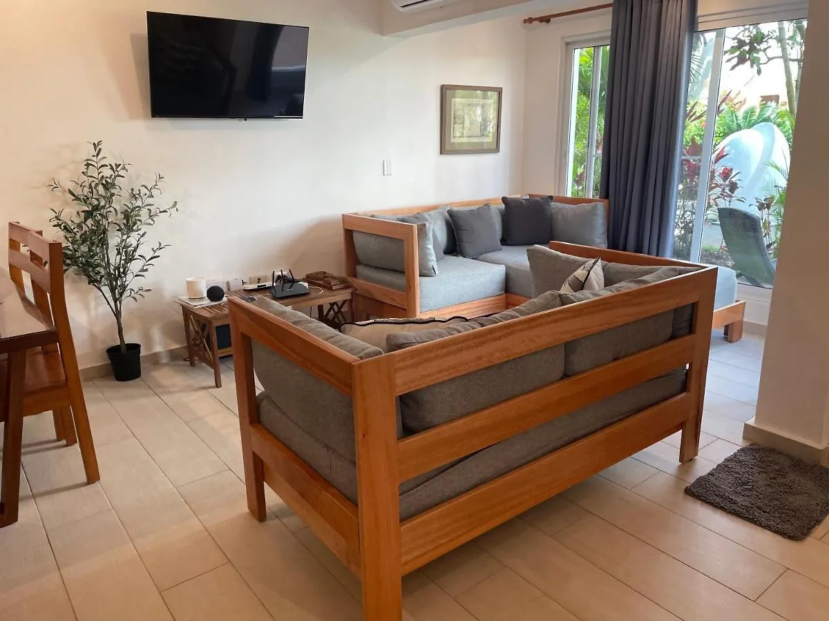 Kite Beach Oceanfront Two Bedroom Patio And Garden Cabarete Daire