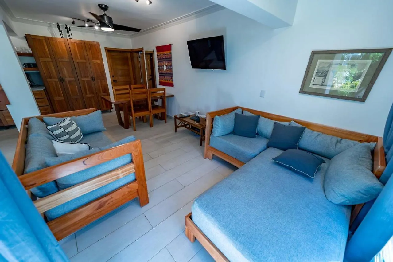 Kite Beach Oceanfront Two Bedroom Patio And Garden Cabarete Daire